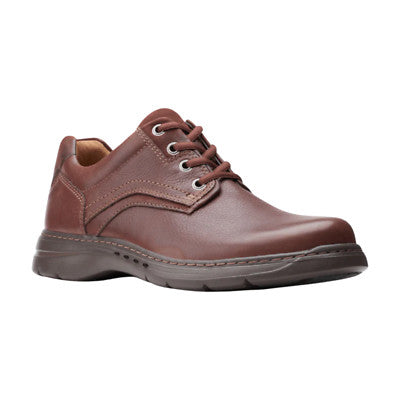 Clarks Men's Un Brawleypace Brown Leather