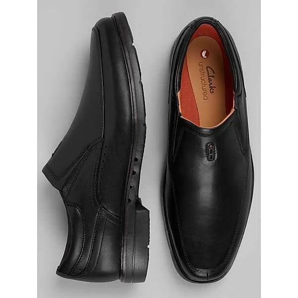 Clarks Men's Un.Sheridan Go Black Leather