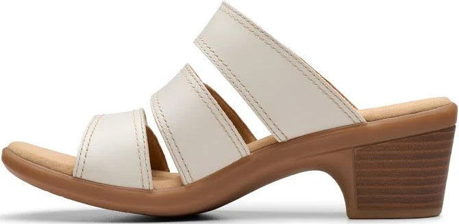 Clarks Women’s Emily2 Adella Off White leather