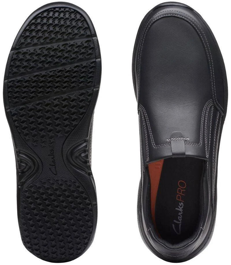 Clarks Men's Clarkspro Step Black Leather