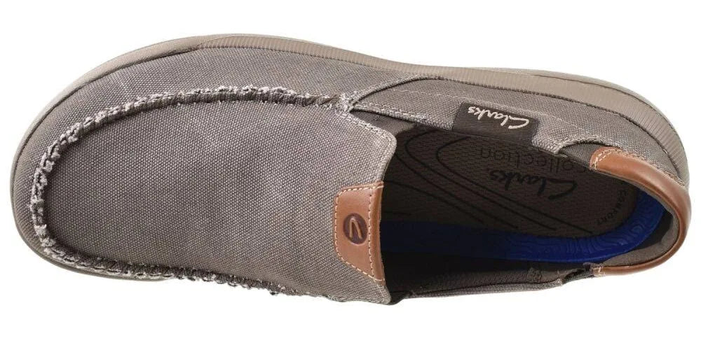 Clarks Men's Driftlite Step Taupe Canvas