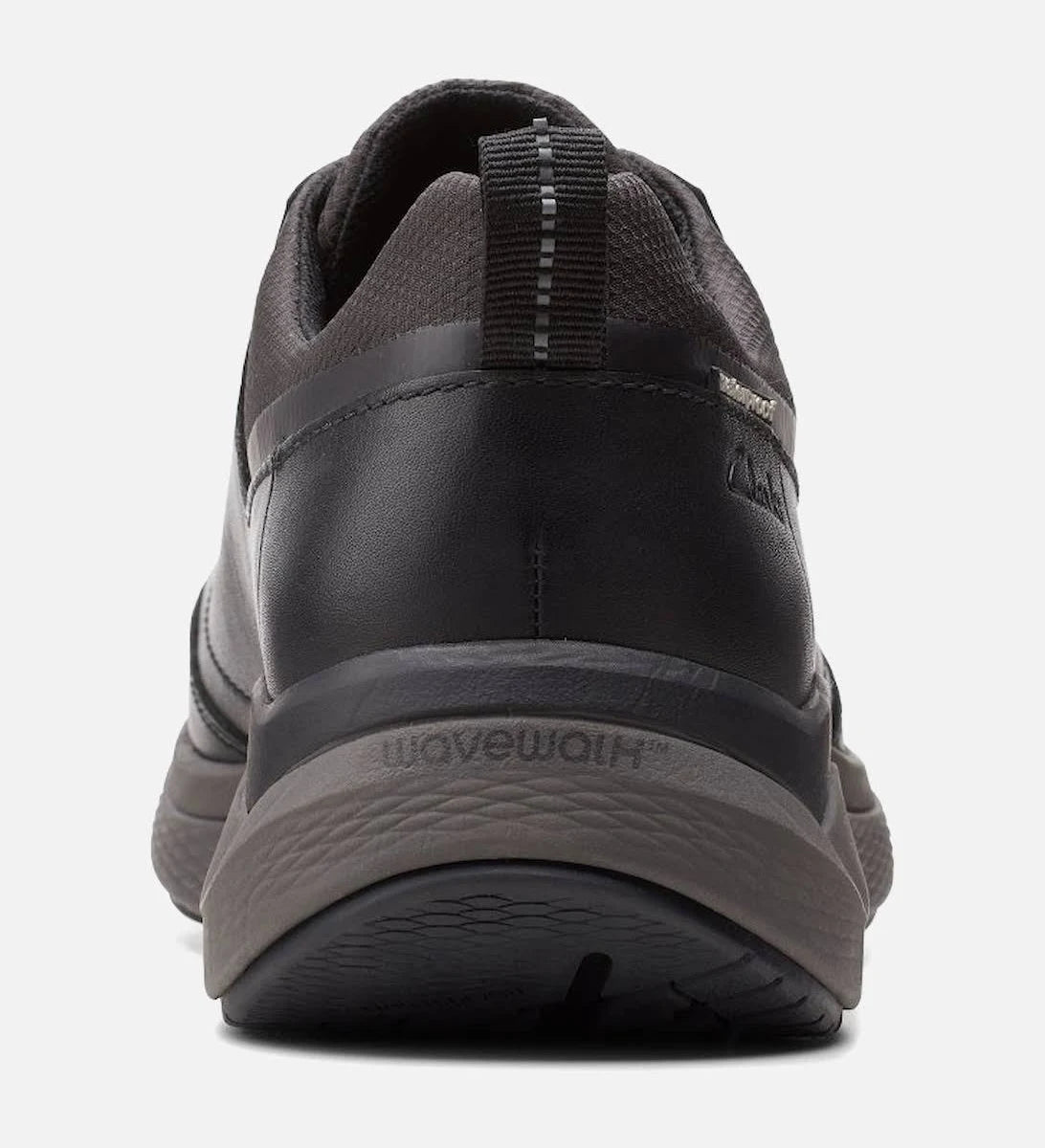 Clarks Men's Wave2 Vibe Black Leather