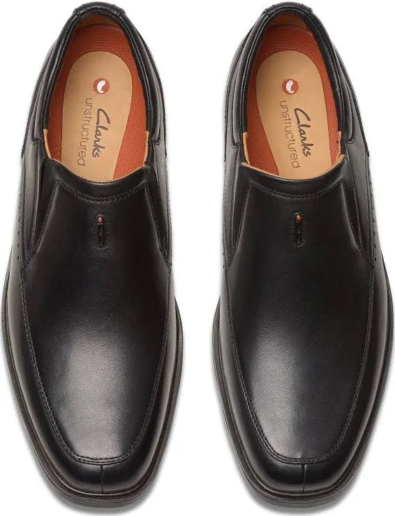 Clarks Men's Un.Sheridan Go Black Leather