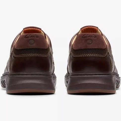 Clarks Men's Un Briley Lace Mahogany Leather