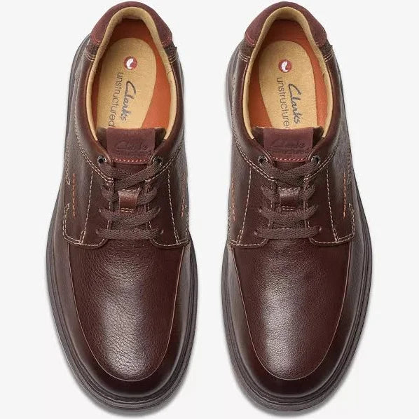 Clarks Men's Un Briley Lace Mahogany Leather