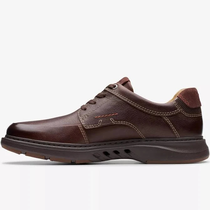 Clarks Men's Un Briley Lace Mahogany Leather