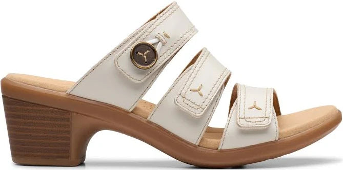Clarks Women’s Emily2 Adella Off White leather