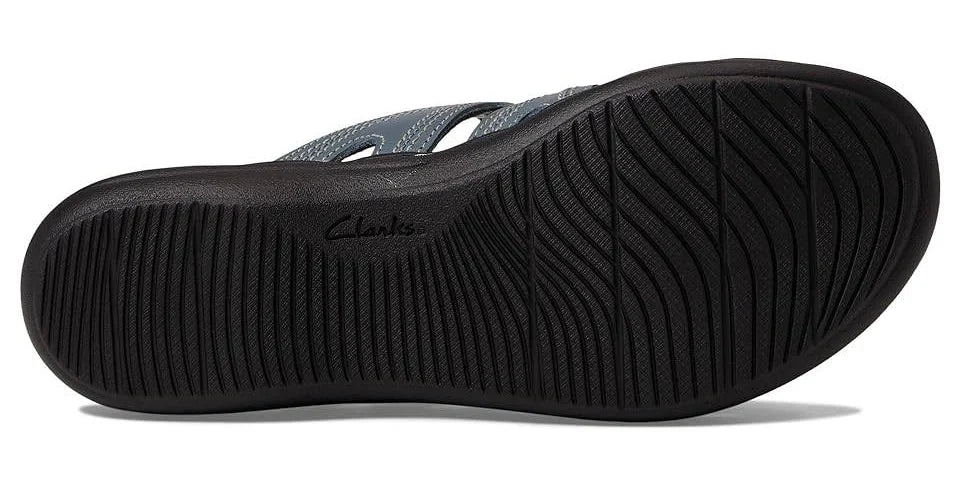 Clarks Women’s Laurieann Ruby Blue Grey Leather