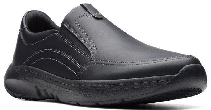 Clarks Men's Clarkspro Step Black Leather