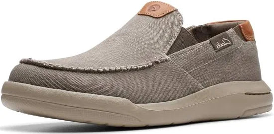 Clarks Men's Driftlite Step Taupe Canvas