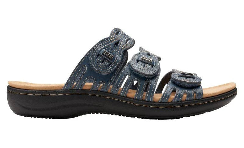Clarks Women’s Laurieann Ruby Blue Grey Leather