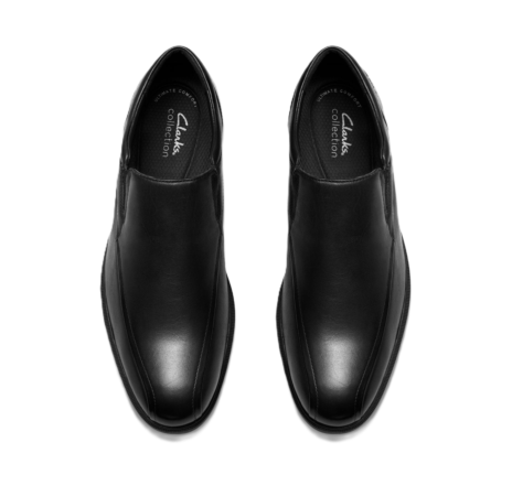 Clarks Men's Steadwell Step Black Leather